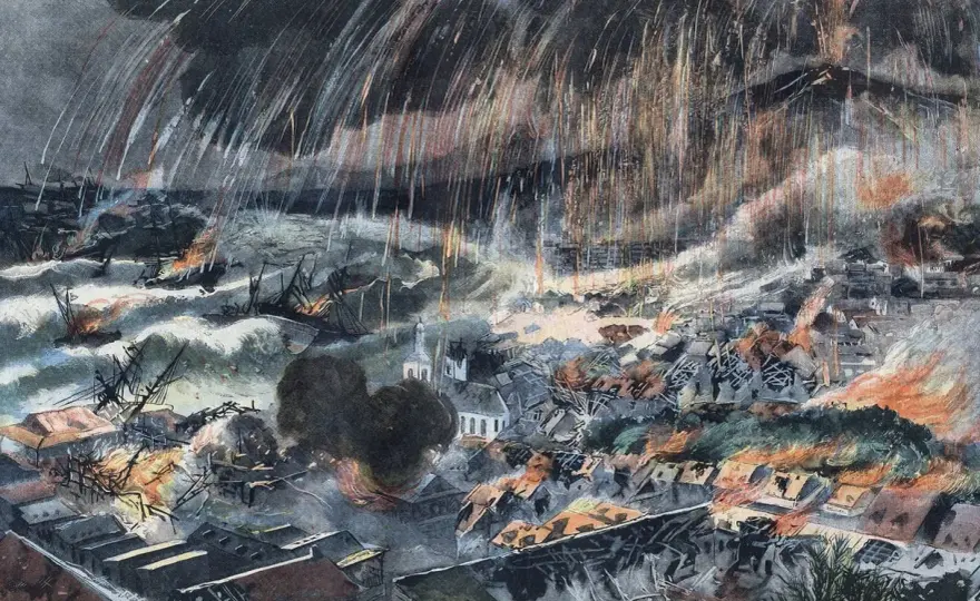 Montagne Pelée 1902 - Qui a survécu et pourquoi?