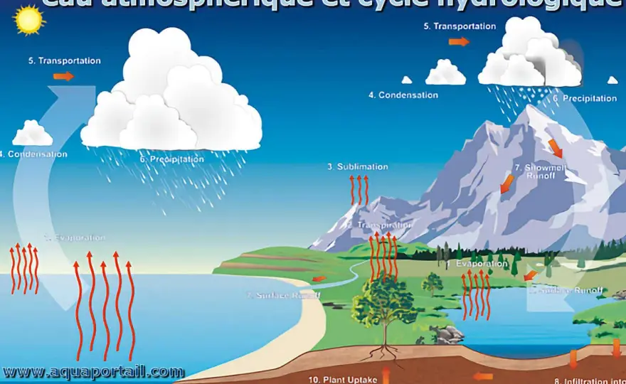 Vapeur d'eau atmosphérique - Météo, climat et humidité de l'air
